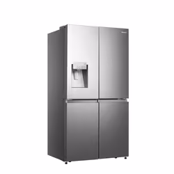 Hisense RQ760N4SASE, Pose libre, Américain, Acier inoxydable, LED, Tactile, LED