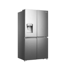Hisense RQ760N4SASE frigo américain Pose libre 584 L E Acier inoxydable