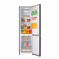 Hisense RB440N4AFE réfrigérateur-congélateur Pose libre 336 L E Noir - Vue supplémentaire 4
