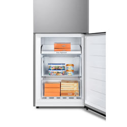 Hisense RB390N4ACE réfrigérateur-congélateur Pose libre 304 L E Acier inoxydable