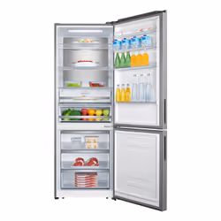 Hisense RB645N4BIC frigo combine Pose libre 495 L C Acier inoxydable - Vue supplémentaire 2