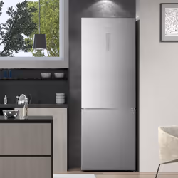 Hisense RB645N4BIC frigo combine Pose libre 495 L C Acier inoxydable - Vue supplémentaire 4