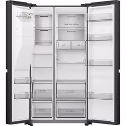 Hisense RS818N4TFC frigo américain Pose libre 632 L C Noir, Acier inoxydable - Vue supplémentaire 4