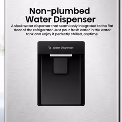 Hisense RQ5P470SMIE réfrigérateur-congélateur 482 L E Argent, Acier inoxydable - Vue supplémentaire 5