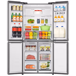 Hisense RQ5P470SEIE frigo américain Pose libre 499 L E Acier inoxydable