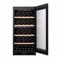 Hisense RW3N230GELF, Refroidisseur de vin compresseur, Pose libre, 108 bouteille(s), F, Lumière intérieure, Noir