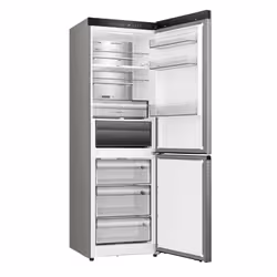 Hisense RB3K330SAIC réfrigérateur-congélateur Pose libre 330 L C Acier inoxydable - Vue supplémentaire 4