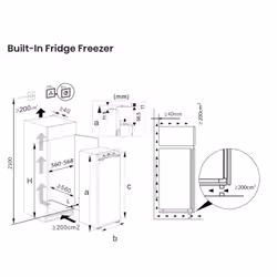 Hisense FT3B213SAWE congélateur Congélateur vertical Intégré 235 L E Acier - Vue supplémentaire 5