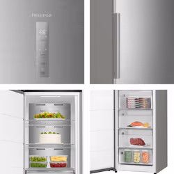 Hisense FT3K310SAIE congélateur Congélateur vertical Pose libre 312 L E Acier inoxydable - Vue supplémentaire 2