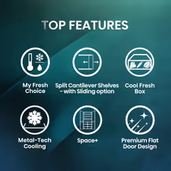 Hisense RQ5P640SSKD frigo américain Pose libre 647 L Noir, Acier inoxydable - Vue supplémentaire 3