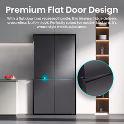Hisense RQ5P640SSKD frigo américain Pose libre 647 L Noir, Acier inoxydable - Vue supplémentaire 6