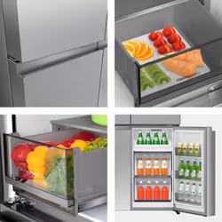 Hisense RQ5P640SSSD frigo américain Pose libre 647 L Acier inoxydable - Vue supplémentaire 4