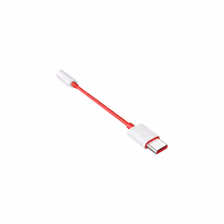 OnePlus TC01W câble de téléphone portable Rouge 0,09 m USB C 3,5mm