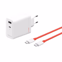 Chargeur - OnePlus - SUPERVOOC 120 W - USB-C double port - Charge rapide - Câble inclus