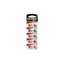 tension nom.: 1.5V capacité typ.: 108mAh dimensions: Ø11.6 x 4.2mm IEC: LR43 réf.: D386, 386, SR43W, SR43, G12 piles par blis ...