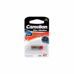 SPECIFICATIONS : tension nom.: 12V capacité typ.: 18mAh IEC: - format: GP27A autres: MN27 dimensions: Ø8 x 28.5mm emballage:  ...