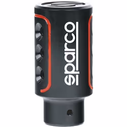 Pommeau de levier de vitesse Sparco SPC RACING Noir/Rouge