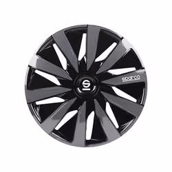 Enjoliveur Sparco Lazio Noir/Gris 14" (4 uds)