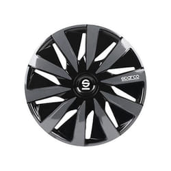 Enjoliveur Sparco Lazio Noir/Gris 14" (4 uds)