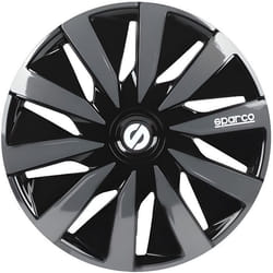 Enjoliveur Sparco Lazio Noir/Gris 15" (4 uds)