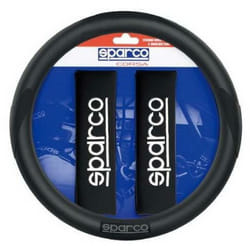 Sparco - Pack couvre volant + 2 fourreaux - Noir