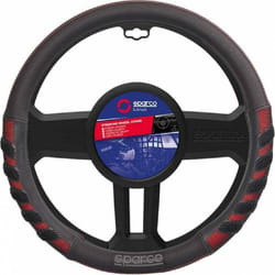 Couvre-volant Grip - Noir et Rouge