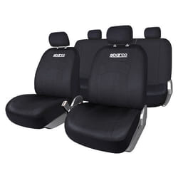 Sparco SPS402BK couverture pour chiens pour coffres et sièges Housses de siège de voiture Polyester Noir