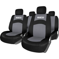 Housse de siège noir / gris jeu complet - 931695 - Ce produit de marque Synchro est neuf. - Sparco