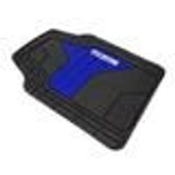 Tapis de sol - SPARCO - Jeu de 4 - PVC - Caoutchouc - Universel - Gris/Bleu