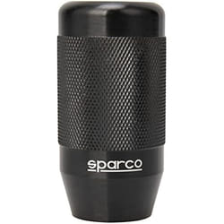 Pommeau de levier de vitesse - SPARCO - SPC Racing - Aluminium Noir - Universel - Design Sportif