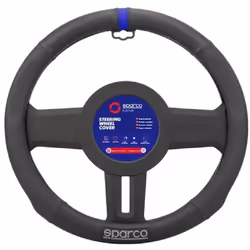 Couvre Volant Noir Avec Lisere Bleu Sparco Couvre Volant Noir Avec Lisere Bleu Sparco