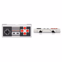 8Bitdo NES30 Noir, Gris, Rouge Bluetooth/USB Manette de jeu Android, MAC, PC, iOS