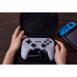 8Bitdo Pro 2 Gris Bluetooth/USB Manette de jeu Analogique/Numérique Nintendo Switch, Nintendo Switch Lite, PC, iOS