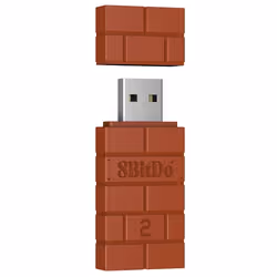 8Bitdo USB RR 2, USB Type-A, Bluetooth, Mâle, Marron, Ordinateur portable, Passif
