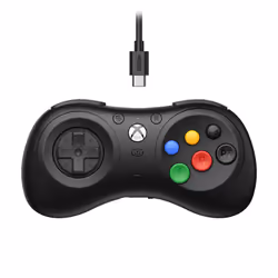 8Bitdo M30 Wired, Manette de jeu, Xbox, Croix directionnelle, Boutons directionnels, Bouton de réinitialisation, Bouton Démar ...