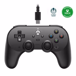 8Bitdo Pro 2 Noir USB Manette de jeu Analogique/Numérique Xbox