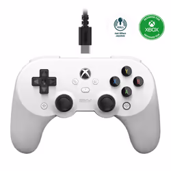 8Bitdo Pro 2 Blanc USB Manette de jeu Analogique/Numérique Xbox