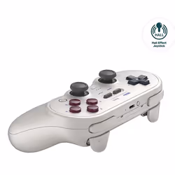 8Bitdo Pro 2 Hall Effect Blanc USB Manette de jeu Analogique/Numérique Android, Nintendo Switch - Vue supplémentaire 4