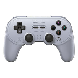 8Bitdo Pro 2 Hall Effect Gris USB Manette de jeu Analogique/Numérique Android, Nintendo Switch