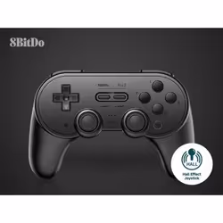 Manette de jeu - 8BitDo - PRO 2 - Hall Effect - Bluetooth - Noir