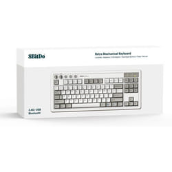 Clavier Mécanique Rétro - 8BitDo - M Edition - Bluetooth - Touches Programmables - Design Élégant