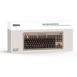 Clavier Mécanique - 8BitDo - C64 Edition - Qwerty 87 touches - Bluetooth - Multicolore