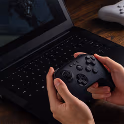 8Bitdo 64 Bluetooth Noir Bluetooth/USB Manette de jeu Analogique Android, Nintendo Switch, Nintendo Switch 2, PC - Vue supplémentaire 7
