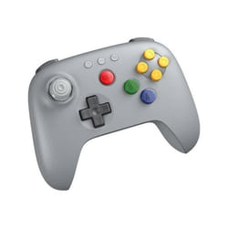 Manette sans fil - 8BITDO - 64 Bluetooth - Gris classique - Vibration - Analogique 3D
