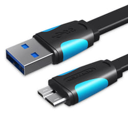 Vention VAS-A12-B050 câble USB USB 3.2 Gen 1 (3.1 Gen 1) 0,5 m USB A Micro-USB B Noir