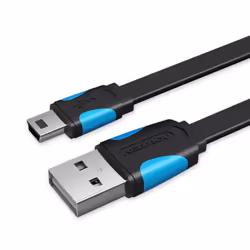 Vention VAS-A14-B100, 1 m, USB A, Mini-USB B, USB 2.0, 480 Mbit/s, Noir