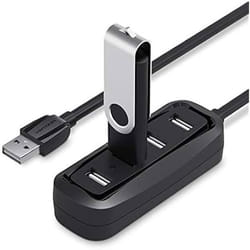 Vention VAS-J43-B050 hub & concentrateur USB 2.0 480 Mbit/s Noir