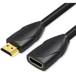 VENTION HDMI câble d'extension 1.5 m 1.5 m de long, couleur noire