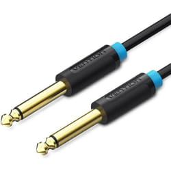 Cable mono Vention baabj/ jack 6.5 male -- jack 6.5 male/ 5m/ black