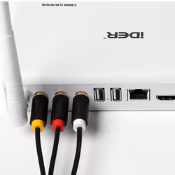 Vention BCABH câble video composite 2 m 3 x RCA Noir, Rouge, Blanc, Jaune - Vue supplémentaire 4